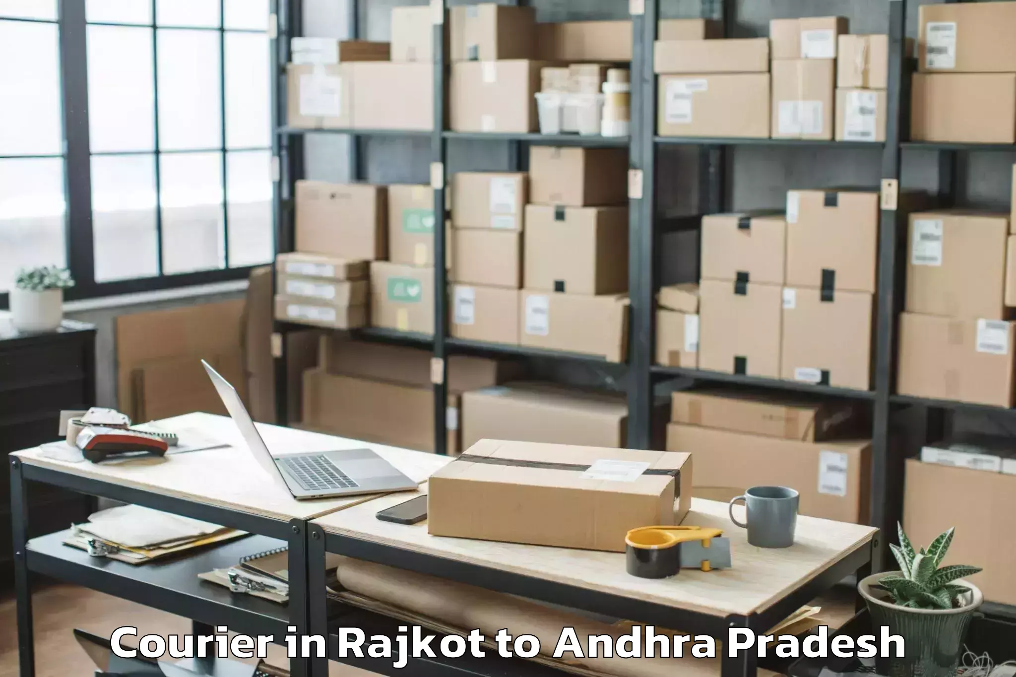 Easy Rajkot to Kotananduru Courier Booking